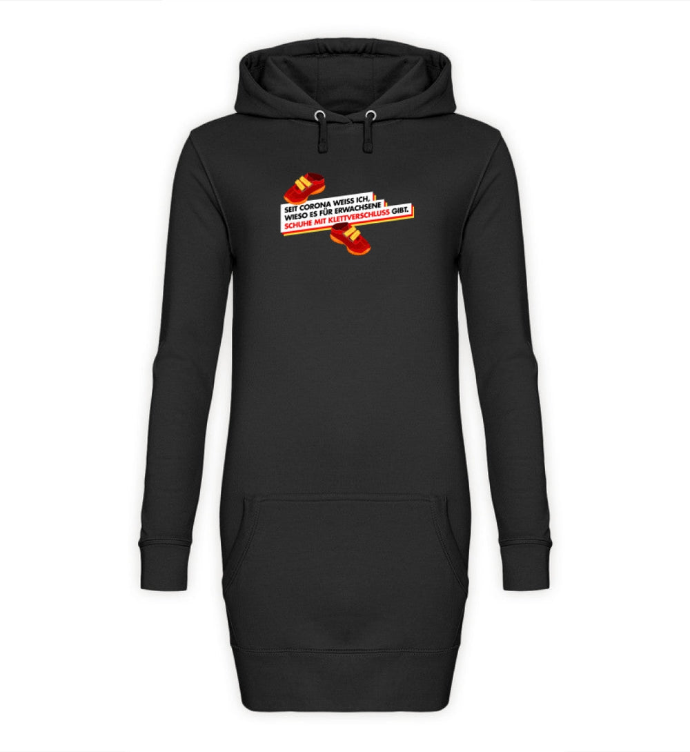 HOODIEKLEID MÄDELS • SCHUHE MIT KLETTVERSCHLUSS-HARLEKINSHOP