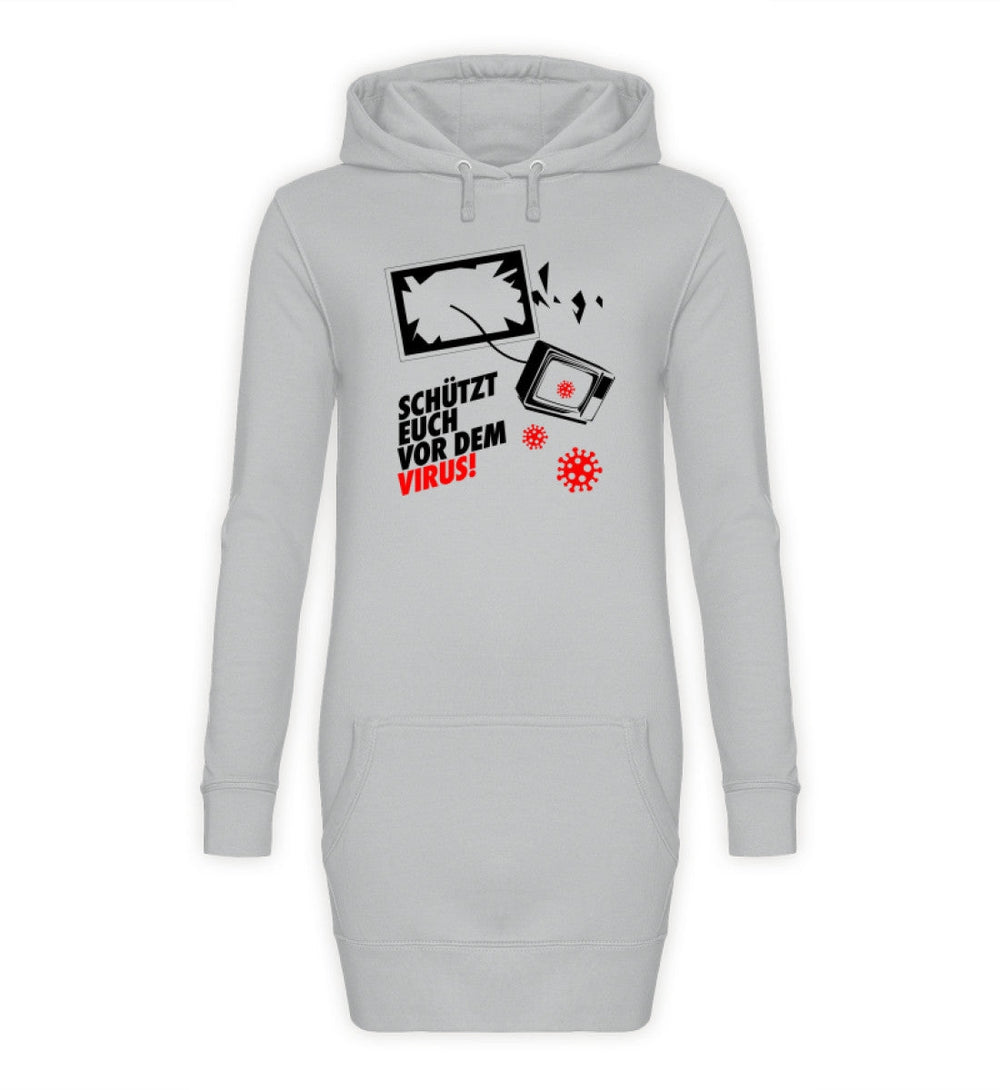 HOODIEKLEID MÄDELS • SCHÜTZT EUCH VOR DEM VIRUS-HARLEKINSHOP