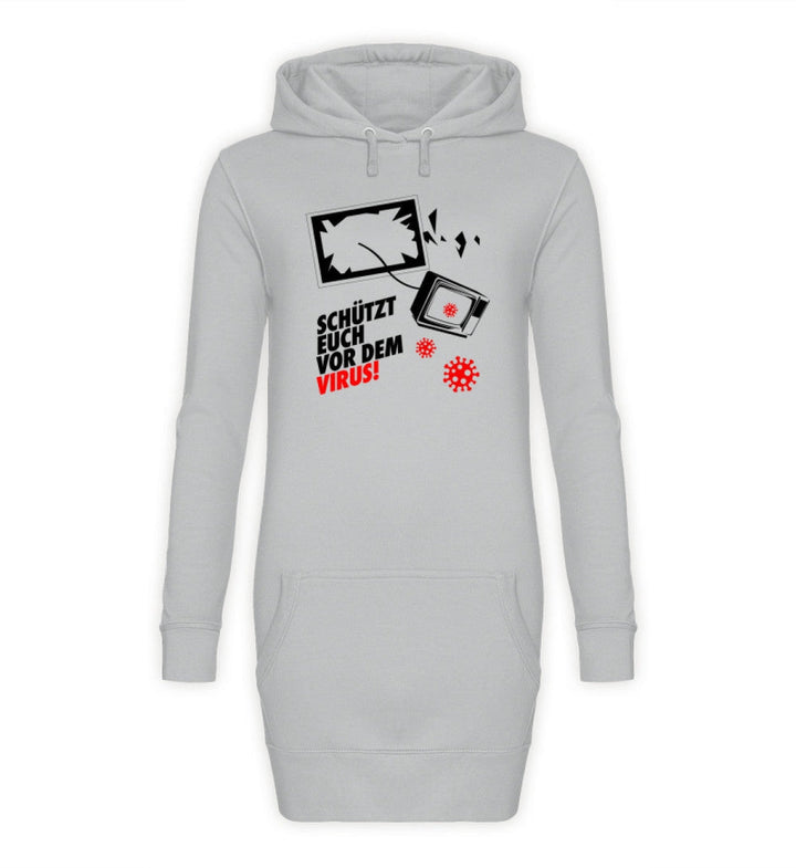 HOODIEKLEID MÄDELS • SCHÜTZT EUCH VOR DEM VIRUS-HARLEKINSHOP