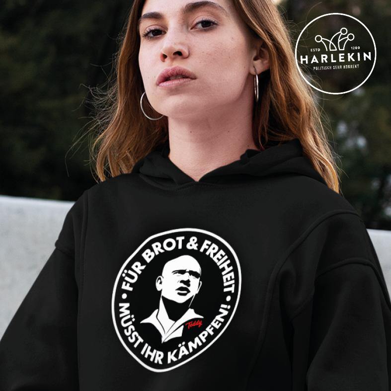 HOODIEKLEID MÄDELS • TEDDY THÄLMANN: BROT & FREIHEIT-HARLEKINSHOP