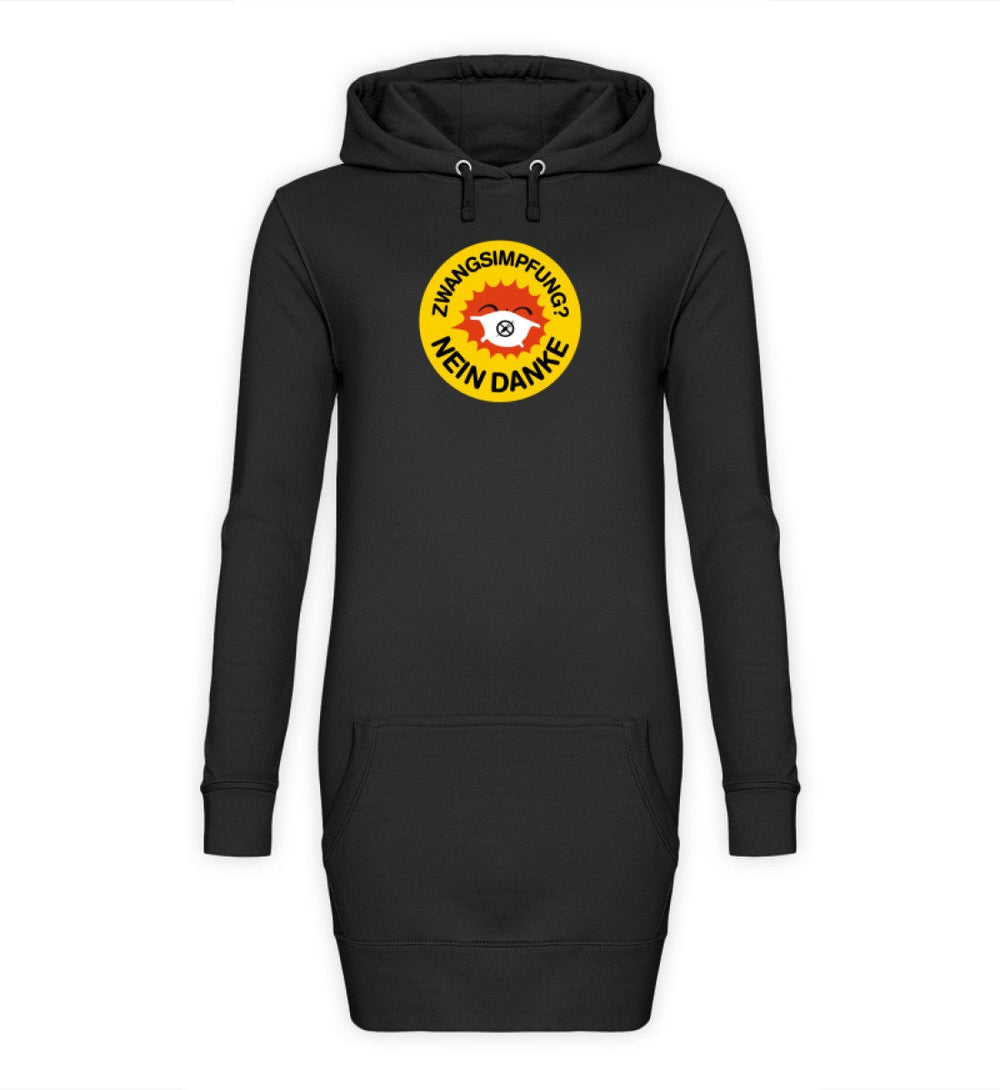 HOODIEKLEID MÄDELS • ZWANGSIMPFUNG NEIN DANKE-HARLEKINSHOP