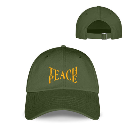 KENFM BASEBALL CAP • TEACH PEACE // EDLER STICK-HARLEKINSHOP
