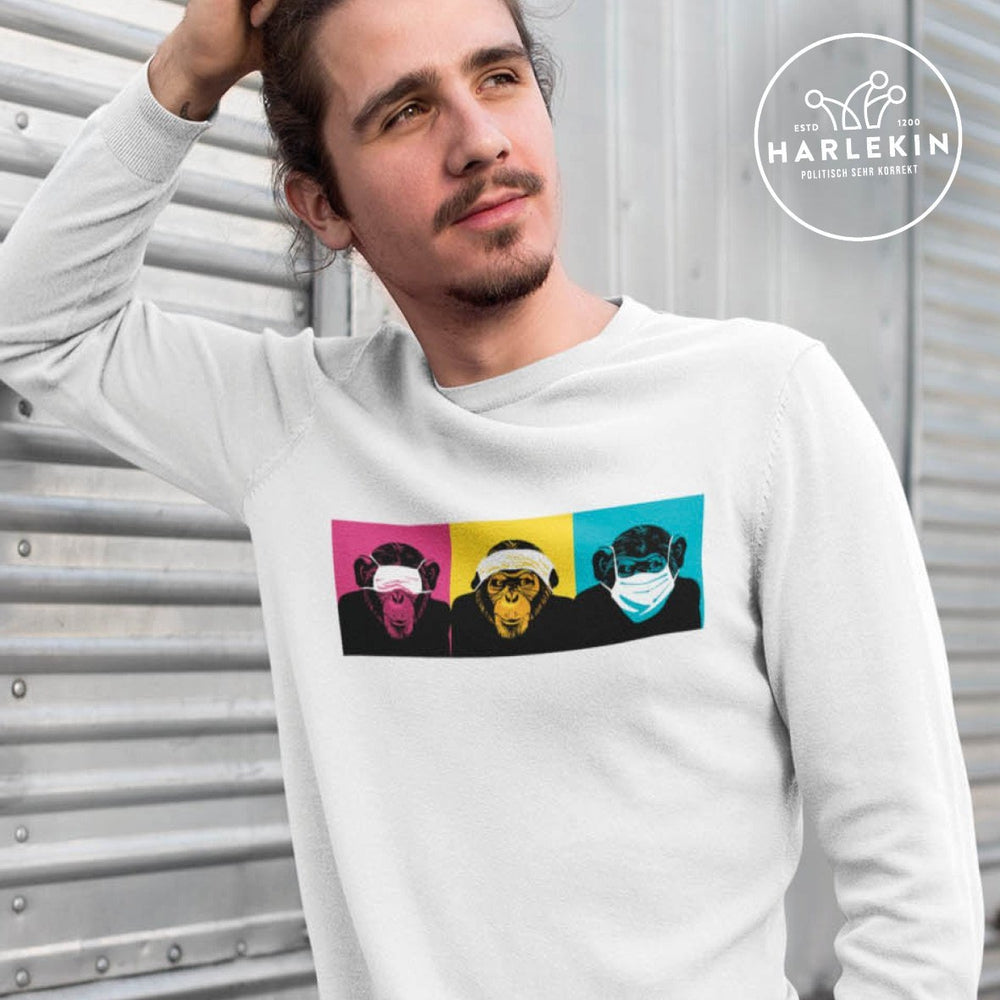 KENFM ORGANIC SWEATER BUBEN • DREI AFFEN-HARLEKINSHOP