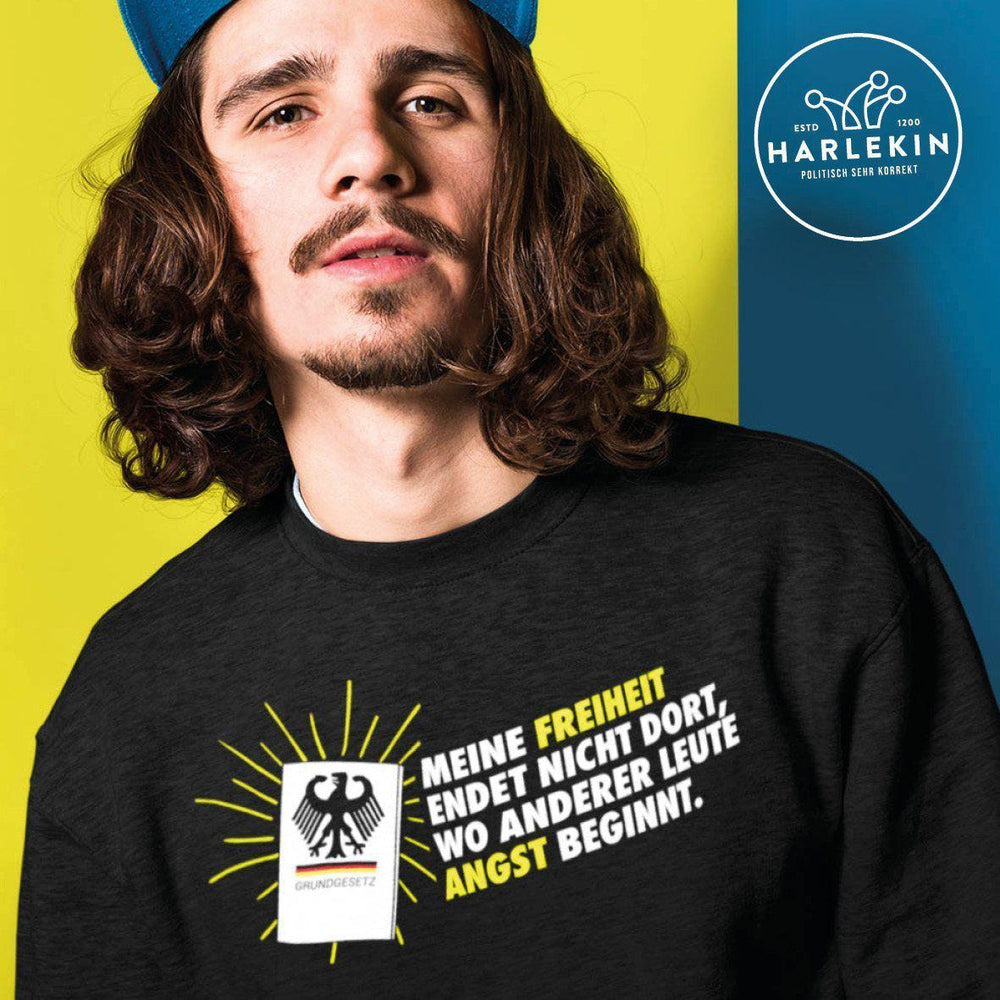 KENFM ORGANIC SWEATER BUBEN • FREIHEIT VS. ANGST-HARLEKINSHOP