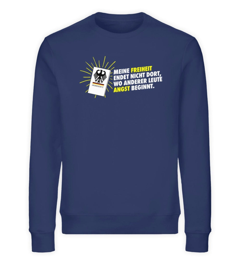 KENFM ORGANIC SWEATER MÄDELS • FREIHEIT VS. ANGST-HARLEKINSHOP