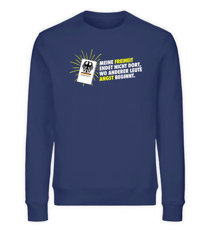 KENFM ORGANIC SWEATER MÄDELS • FREIHEIT VS. ANGST-HARLEKINSHOP