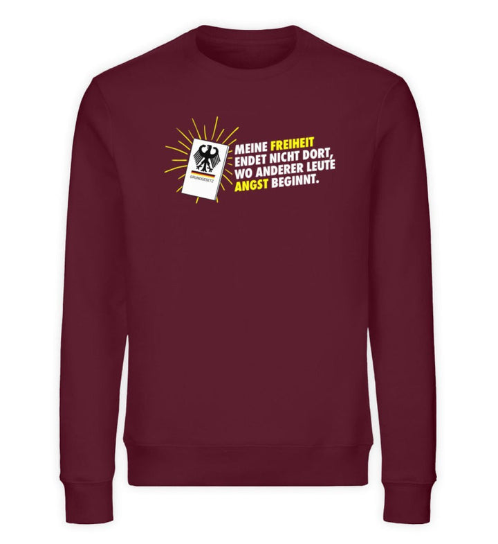 KENFM ORGANIC SWEATER MÄDELS • FREIHEIT VS. ANGST-HARLEKINSHOP