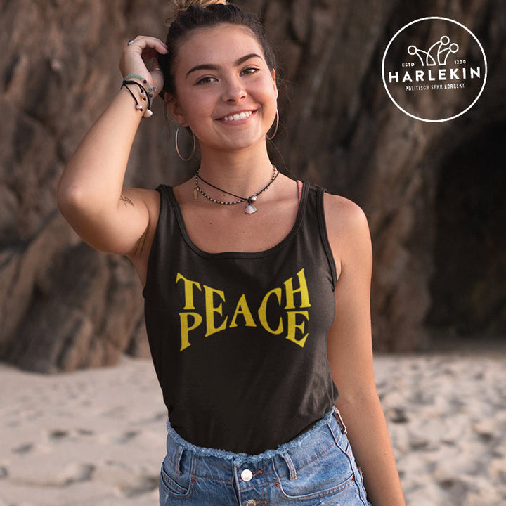KENFM ORGANIC TANK TOP MÄDELS • TEACH PEACE-HARLEKINSHOP