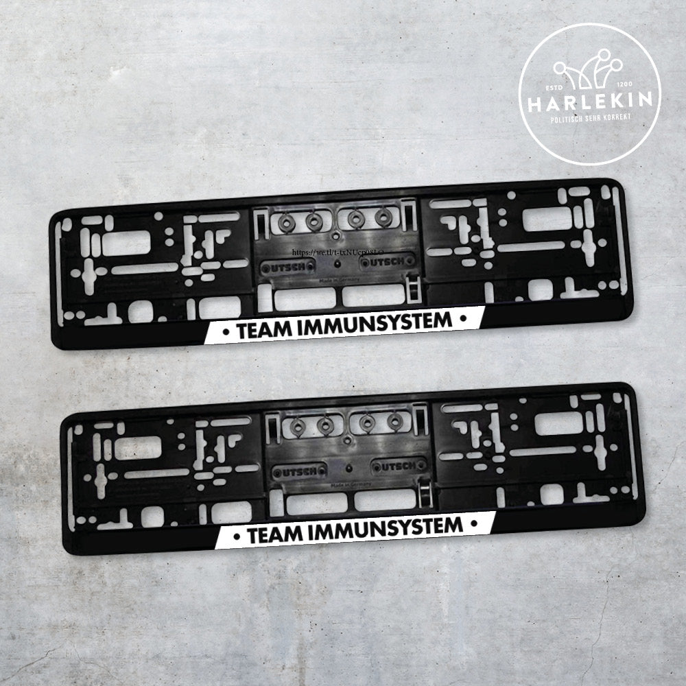 KENNZEICHENHALTER (2 STK.) • TEAM IMMUNSYSTEM