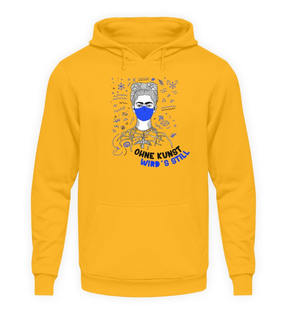 OHNE KUNST WIRD'S STILL HOODIE MÄDELS • FRIDA-HARLEKINSHOP