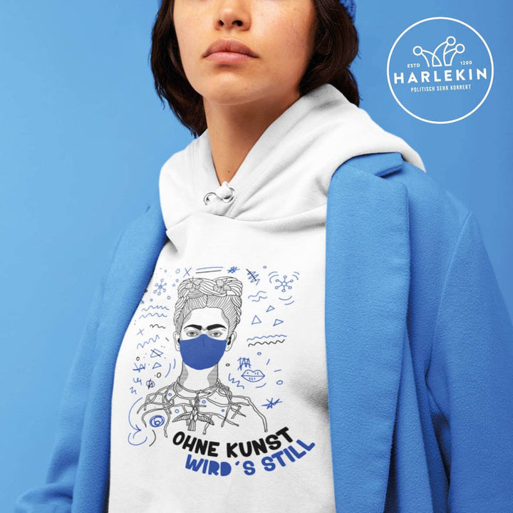 OHNE KUNST WIRD'S STILL HOODIE MÄDELS • FRIDA-HARLEKINSHOP