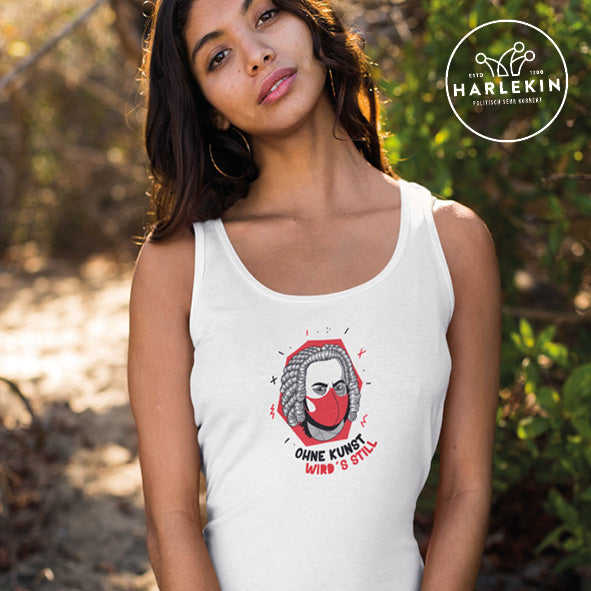 OHNE KUNST WIRD'S STILL TANK TOP MÄDELS • BACH-HARLEKINSHOP