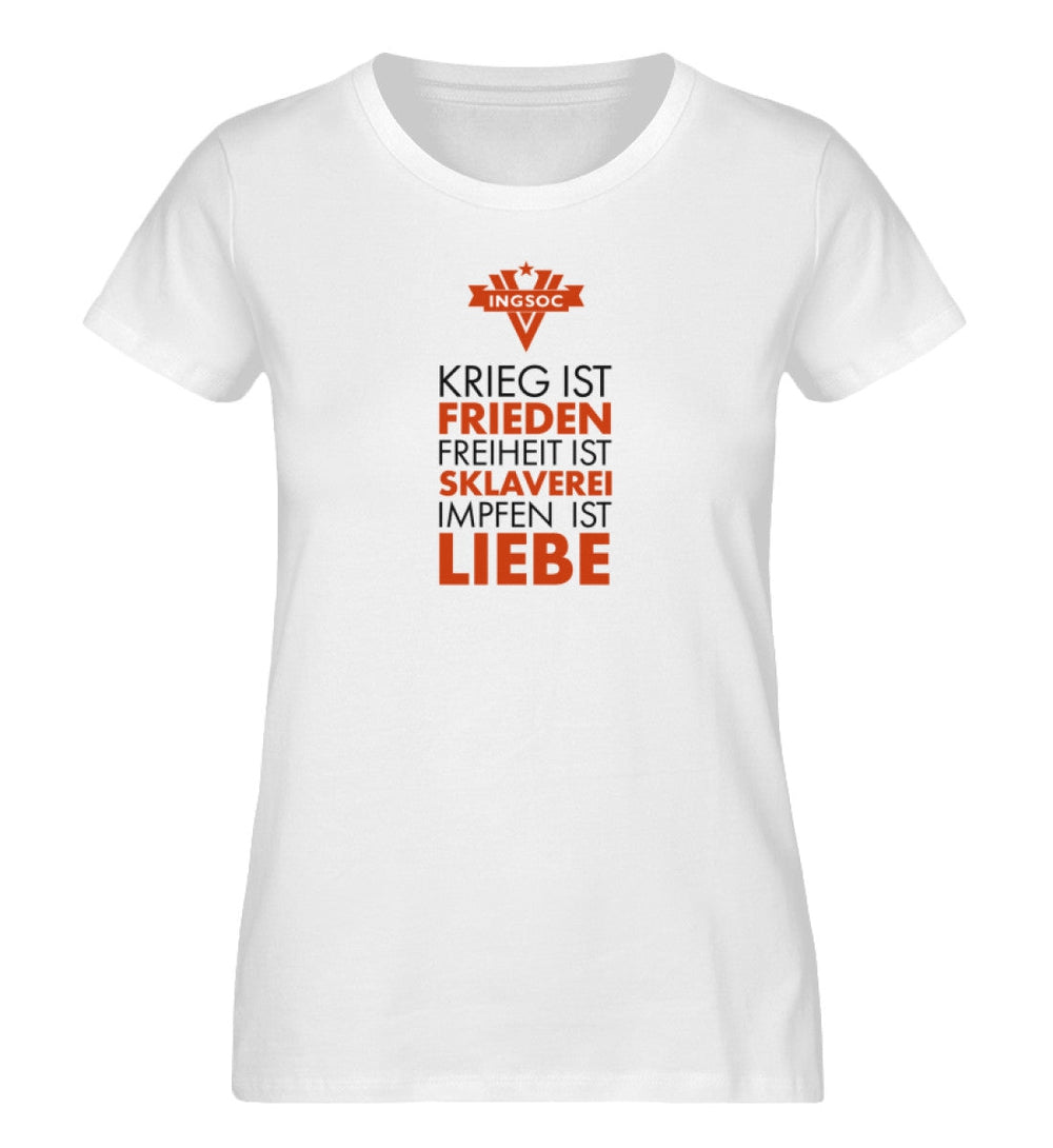 ORGANIC SHIRT MÄDELS • 1984: IMPFEN IST LIEBE-HARLEKINSHOP