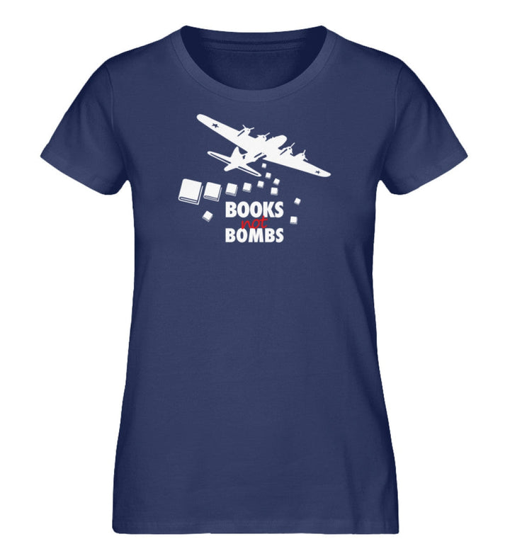 ORGANIC SHIRT MÄDELS • BOOKS NOT BOMBS-HARLEKINSHOP