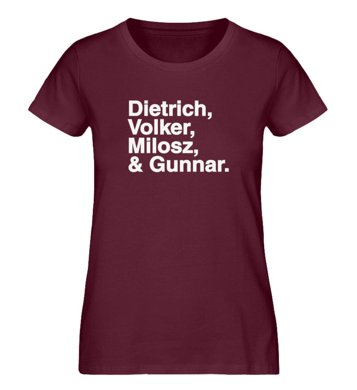 ORGANIC SHIRT MÄDELS • DIETRICH, VOLKER, MILOSZ & GUNNAR.-HARLEKINSHOP