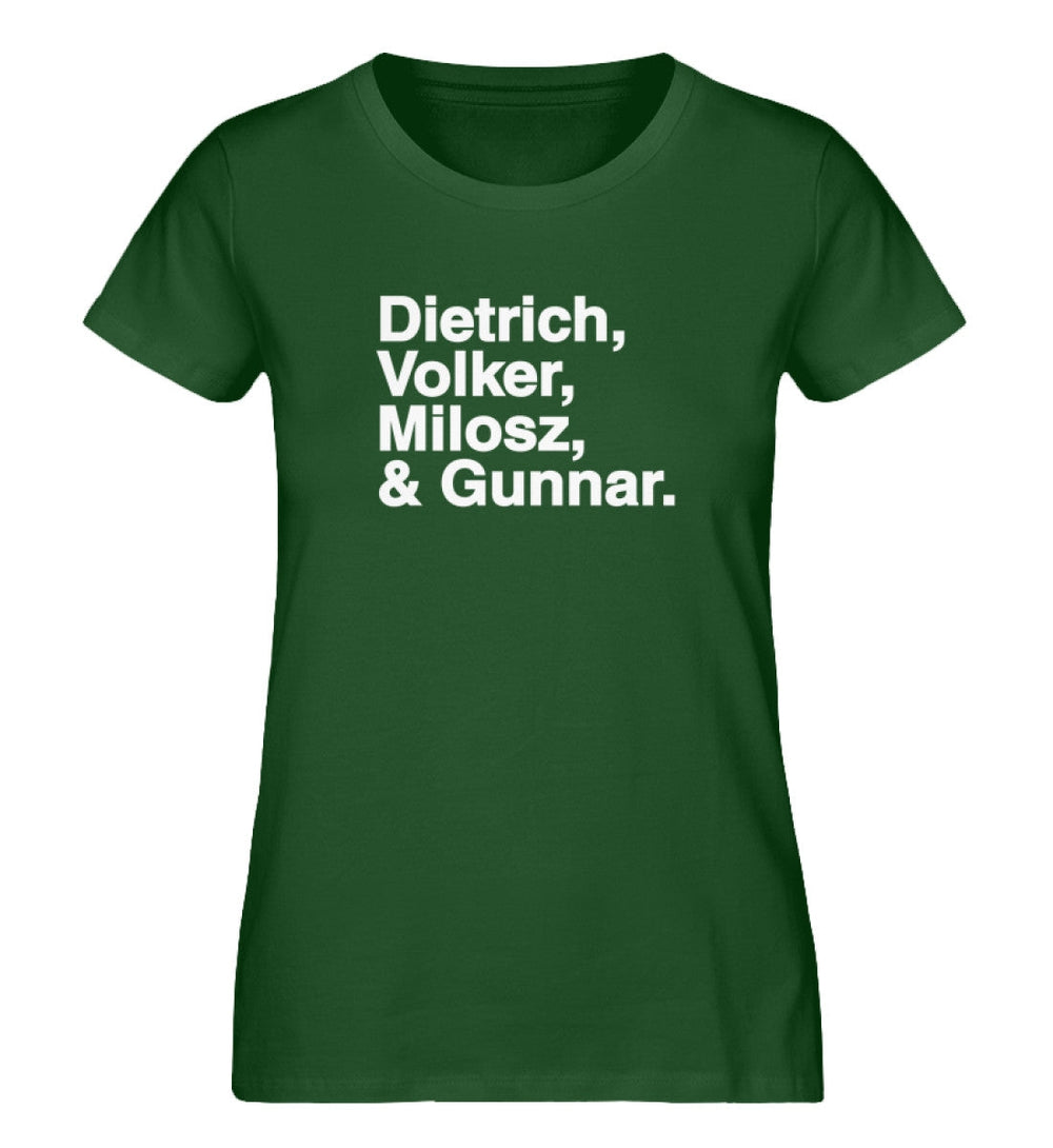 ORGANIC SHIRT MÄDELS • DIETRICH, VOLKER, MILOSZ & GUNNAR.-HARLEKINSHOP
