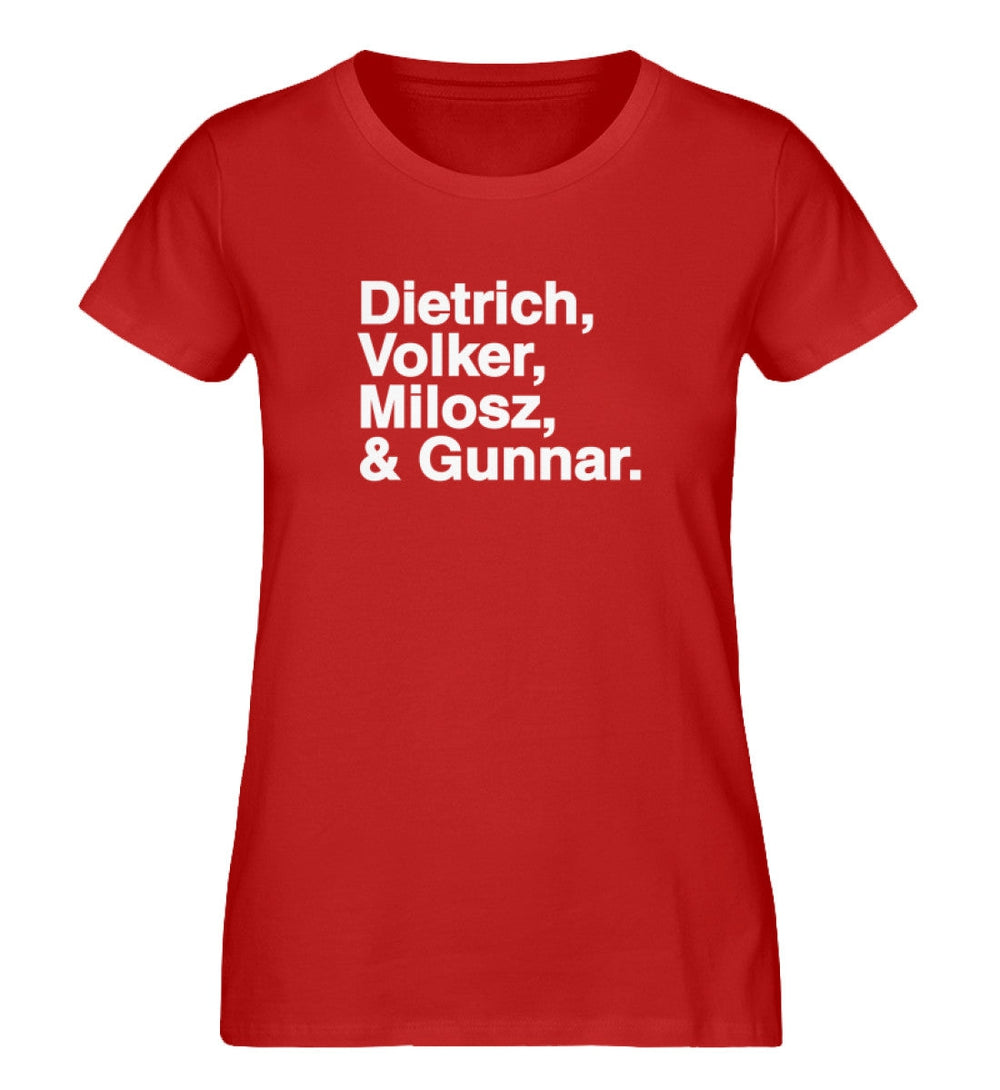 ORGANIC SHIRT MÄDELS • DIETRICH, VOLKER, MILOSZ & GUNNAR.-HARLEKINSHOP