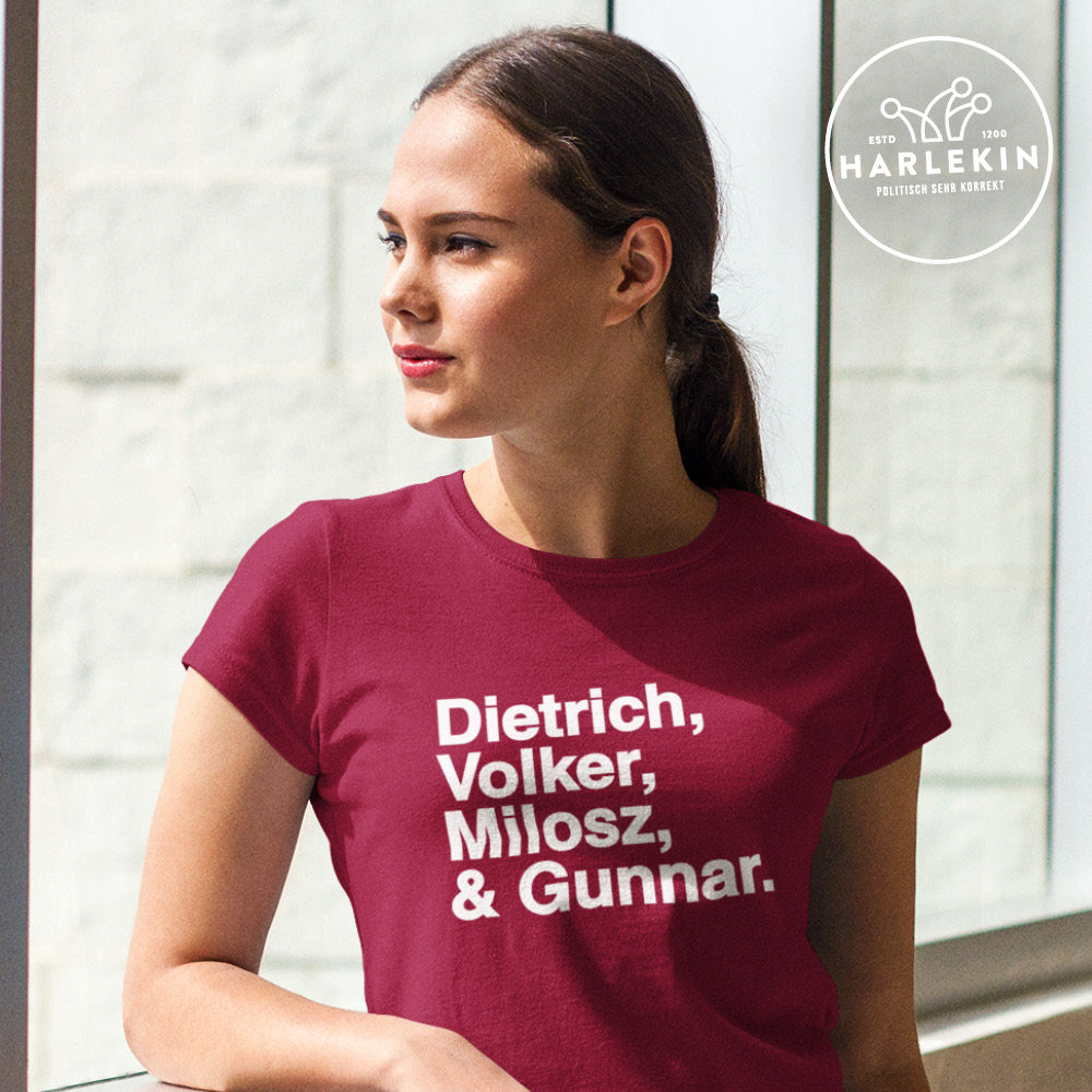 ORGANIC SHIRT MÄDELS • DIETRICH, VOLKER, MILOSZ & GUNNAR.-HARLEKINSHOP