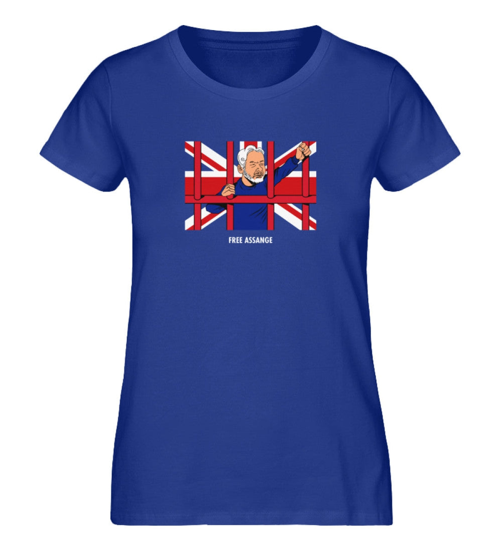ORGANIC SHIRT MÄDELS • FREE ASSANGE / JAIL-HARLEKINSHOP
