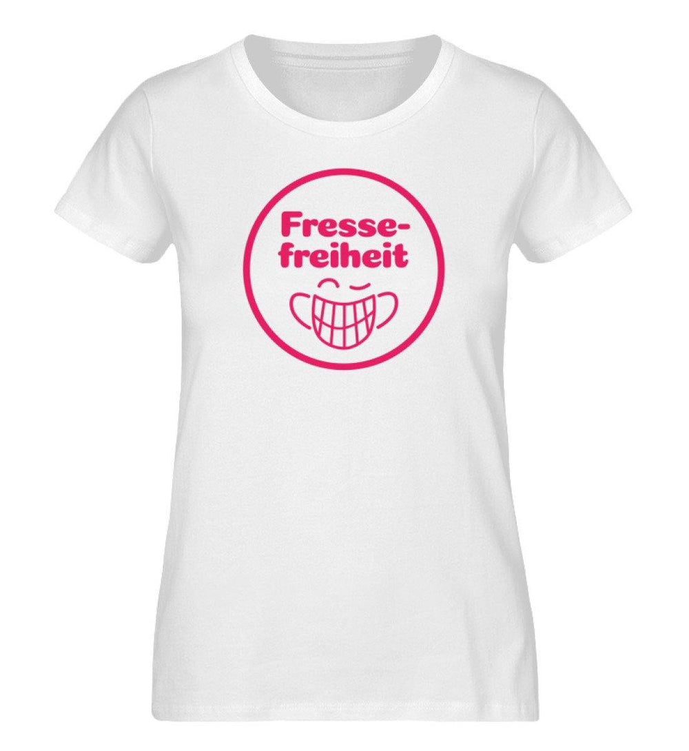 ORGANIC SHIRT MÄDELS • FRESSEFREIHEIT / MASKE-HARLEKINSHOP