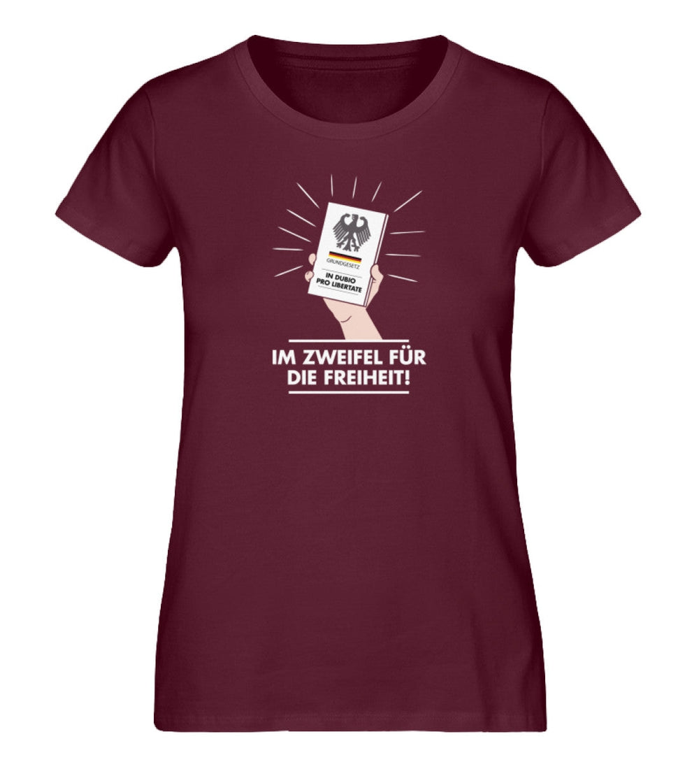 ORGANIC SHIRT MÄDELS • GRUNDGESETZ: IM ZWEIFEL FÜR DIE FREIHEIT-HARLEKINSHOP