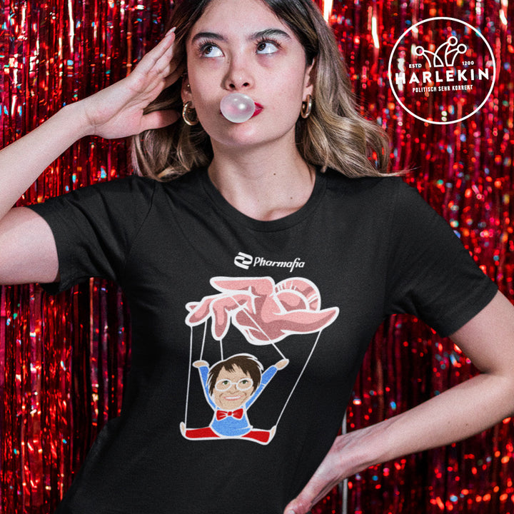 ORGANIC SHIRT MÄDELS • KALLE: DIE PHARMAFIA-MARIONETTE-HARLEKINSHOP