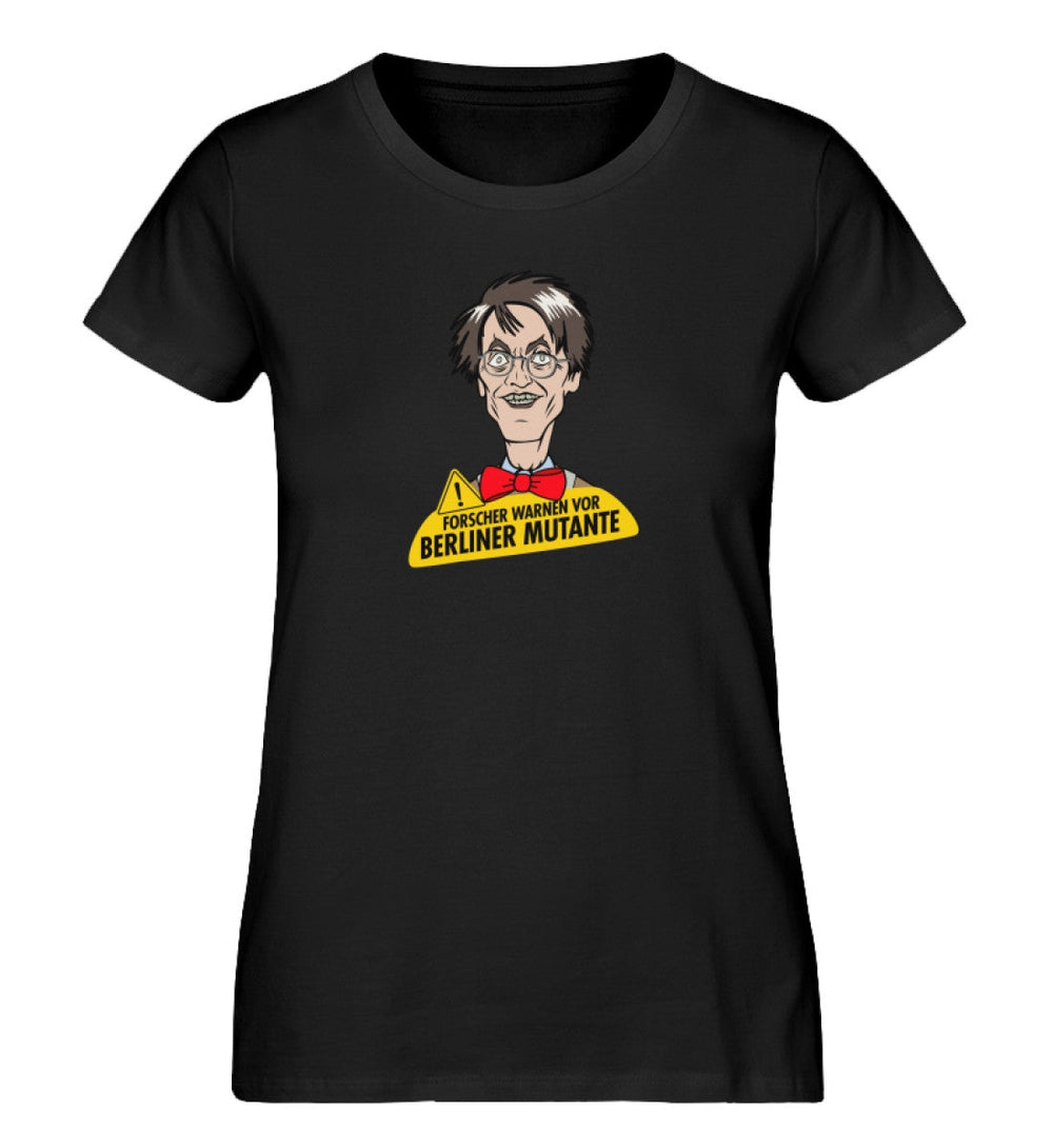 ORGANIC SHIRT MÄDELS • KALLE: FORSCHER WARNEN VOR BERLINER MUTANTE-HARLEKINSHOP
