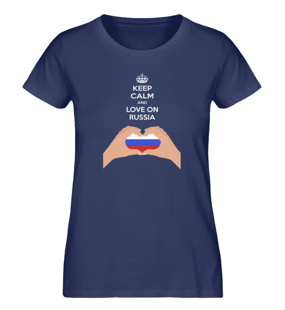 ORGANIC SHIRT MÄDELS • LOVE ON RUSSIA-HARLEKINSHOP