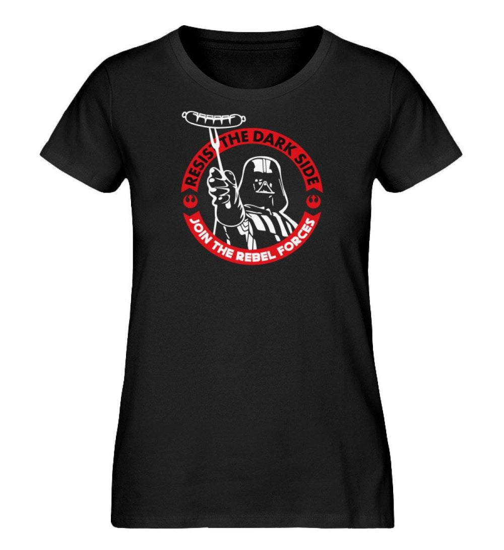 ORGANIC SHIRT MÄDELS • RESIST THE DARK SIDE-HARLEKINSHOP