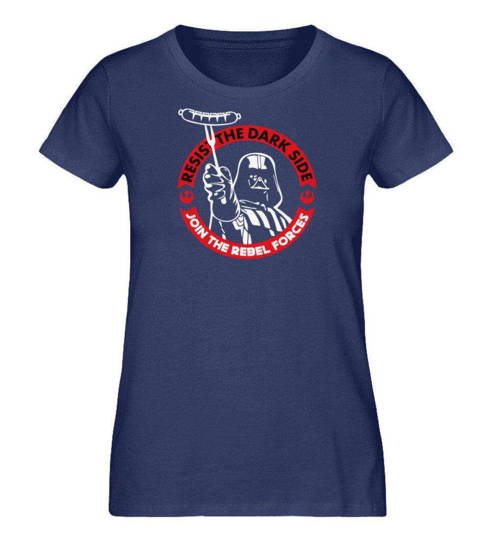 ORGANIC SHIRT MÄDELS • RESIST THE DARK SIDE-HARLEKINSHOP