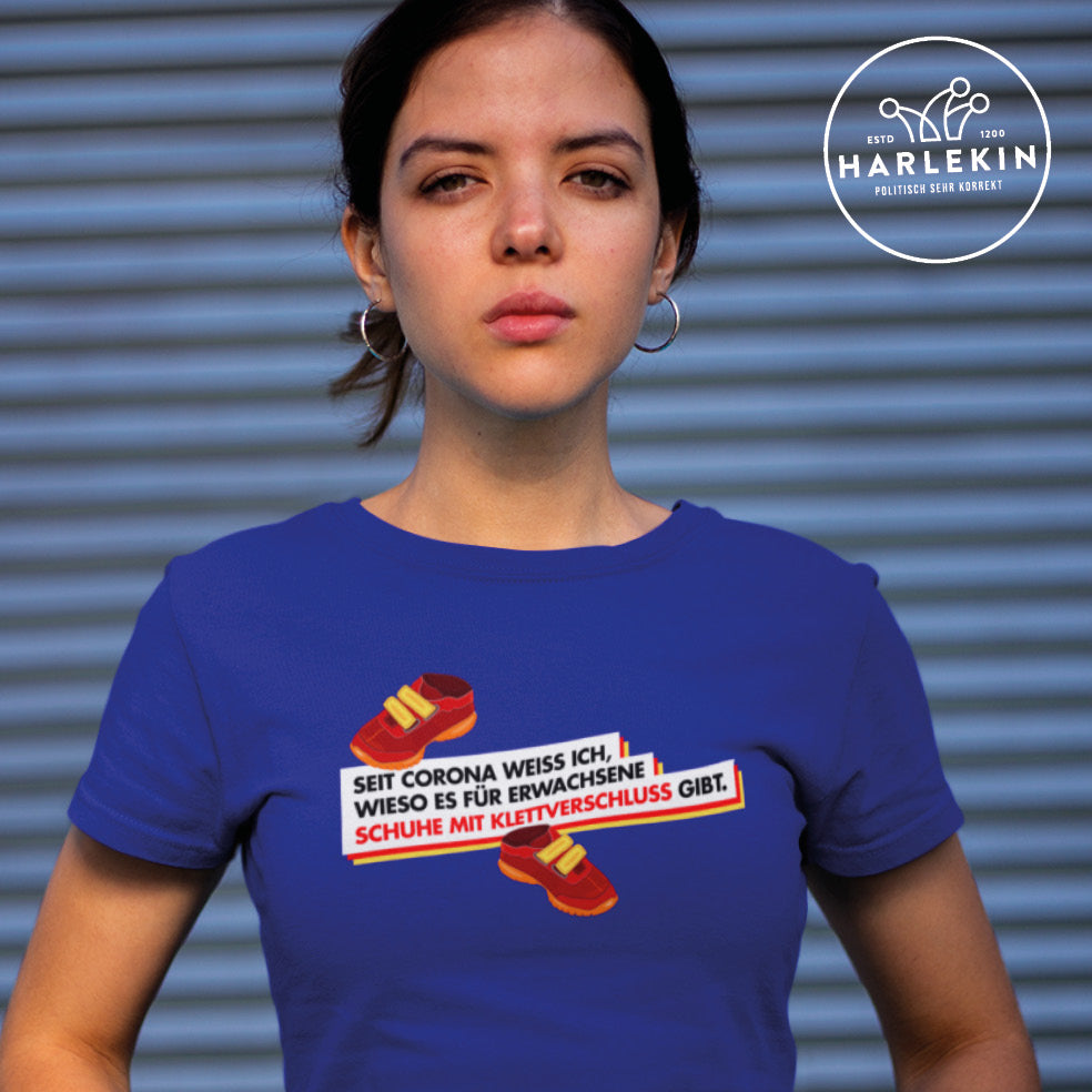 ORGANIC SHIRT MÄDELS • SCHUHE MIT KLETTVERSCHLUSS-HARLEKINSHOP