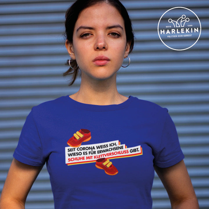 ORGANIC SHIRT MÄDELS • SCHUHE MIT KLETTVERSCHLUSS-HARLEKINSHOP