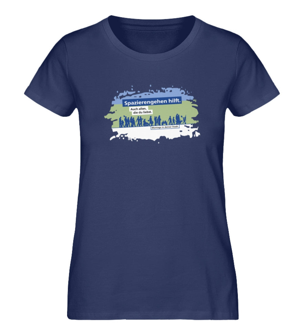 ORGANIC SHIRT MÄDELS • SPAZIERENGEHEN HILFT-HARLEKINSHOP