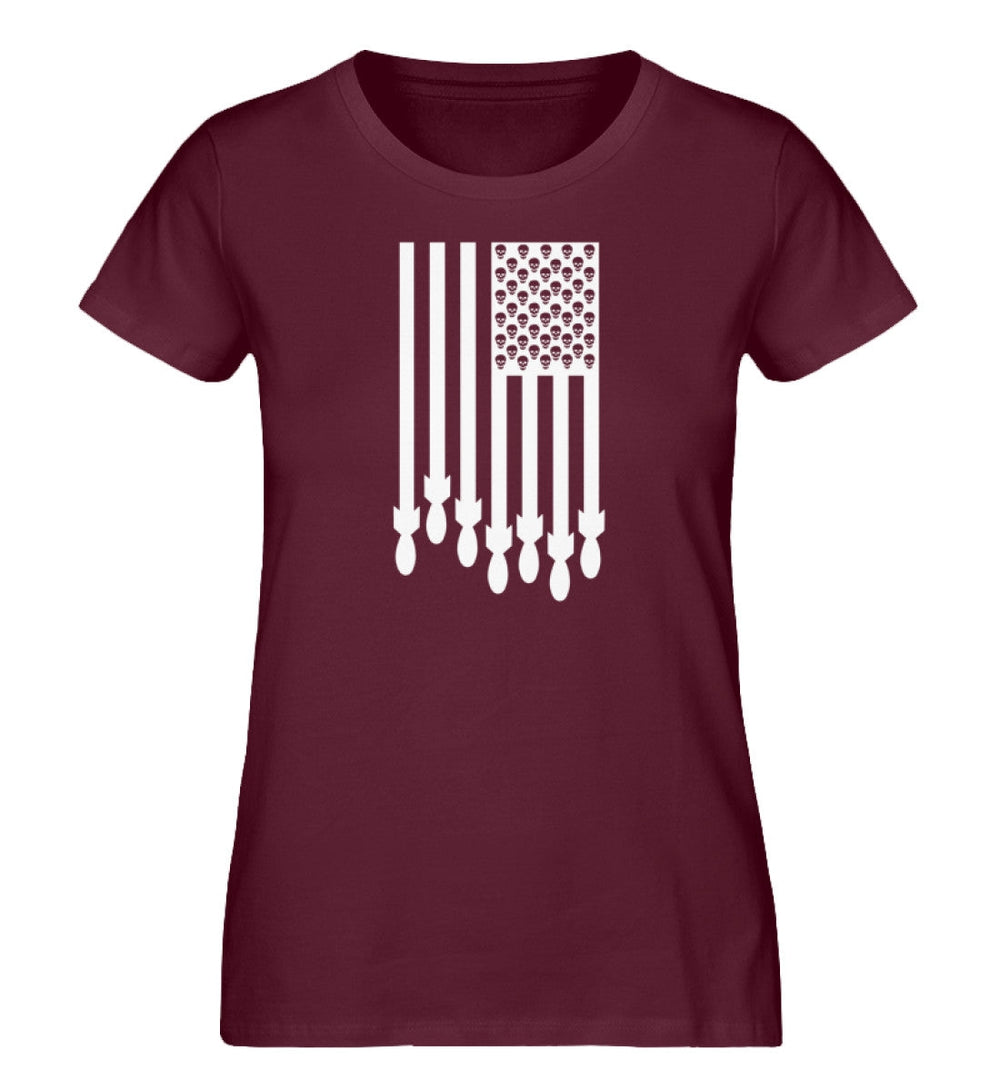 ORGANIC SHIRT MÄDELS • US BOMBS - HELL-HARLEKINSHOP
