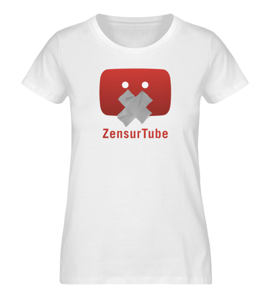 ORGANIC SHIRT MÄDELS • ZENSURTUBE-HARLEKINSHOP