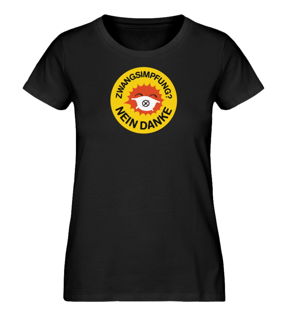 ORGANIC SHIRT MÄDELS • ZWANGSIMPFUNG NEIN DANKE-HARLEKINSHOP