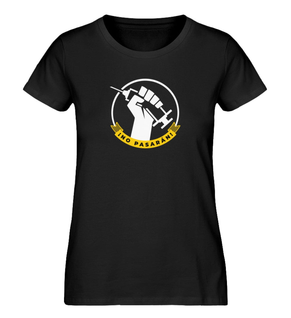 ORGANIC SHIRT MÄDELS • ZWANGSIMPFUNG: NO PASARAN!-HARLEKINSHOP