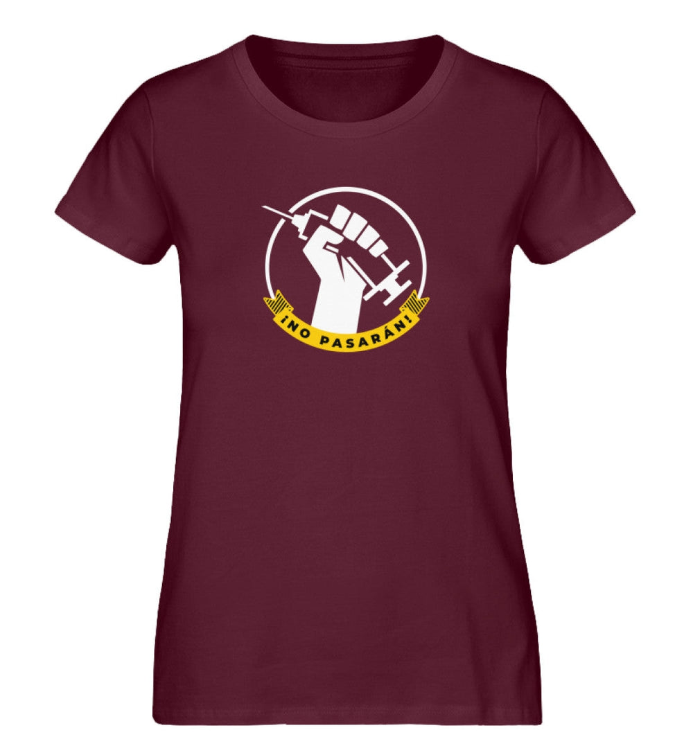 ORGANIC SHIRT MÄDELS • ZWANGSIMPFUNG: NO PASARAN!-HARLEKINSHOP