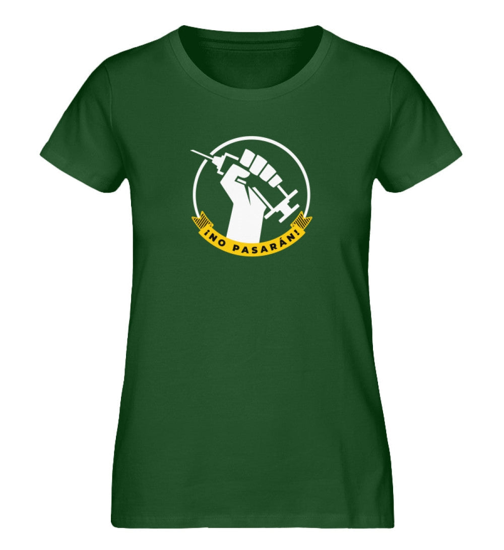 ORGANIC SHIRT MÄDELS • ZWANGSIMPFUNG: NO PASARAN!-HARLEKINSHOP