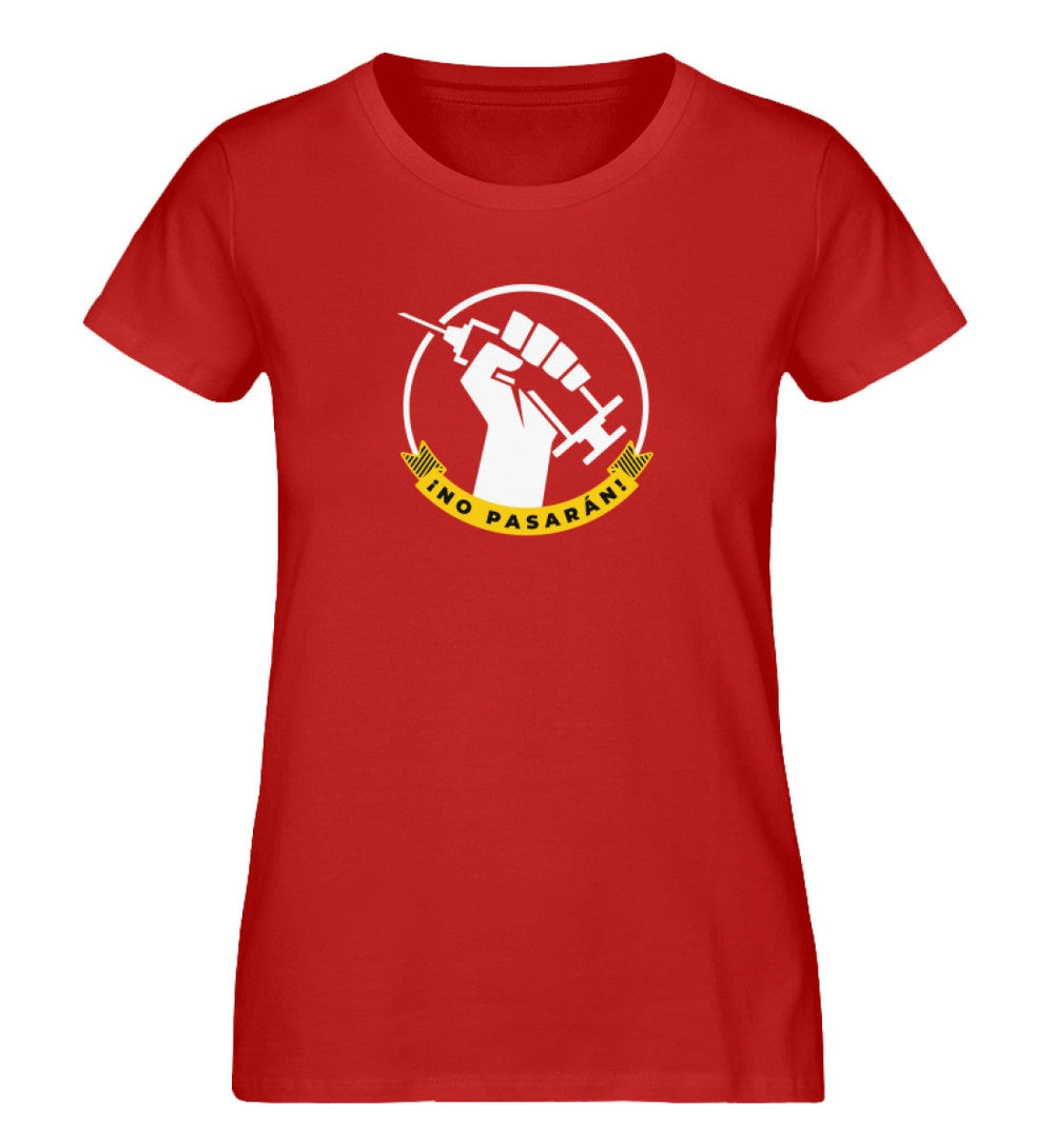 ORGANIC SHIRT MÄDELS • ZWANGSIMPFUNG: NO PASARAN!-HARLEKINSHOP