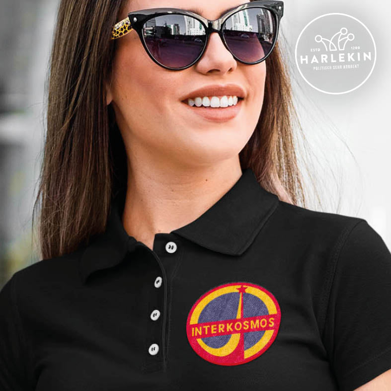 POLOSHIRT MÄDELS / EDLER STICK • INTERKOSMOS-HARLEKINSHOP