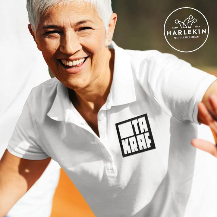 POLOSHIRT MÄDELS / EDLER STICK • KOMBINAT TAKRAF-HARLEKINSHOP