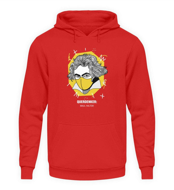 QUERDENKER: MAUL HALTEN HOODIE BUBEN • BEETHOVEN-HARLEKINSHOP