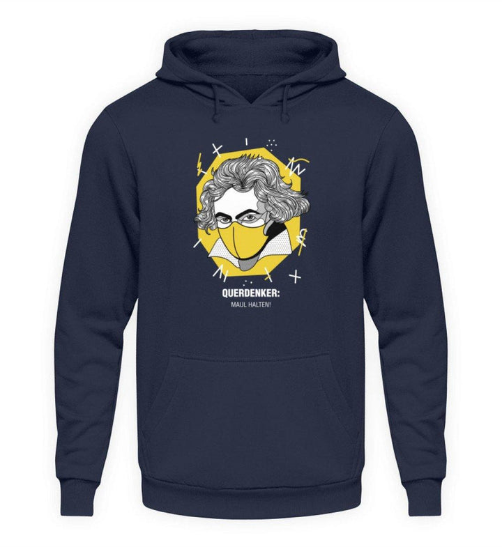 QUERDENKER: MAUL HALTEN HOODIE BUBEN • BEETHOVEN-HARLEKINSHOP