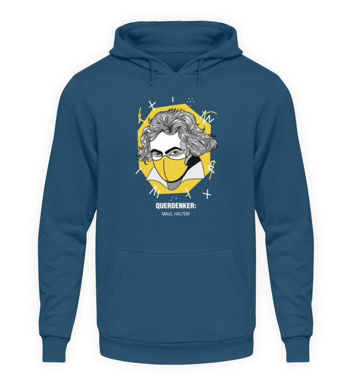 QUERDENKER: MAUL HALTEN HOODIE BUBEN • BEETHOVEN-HARLEKINSHOP