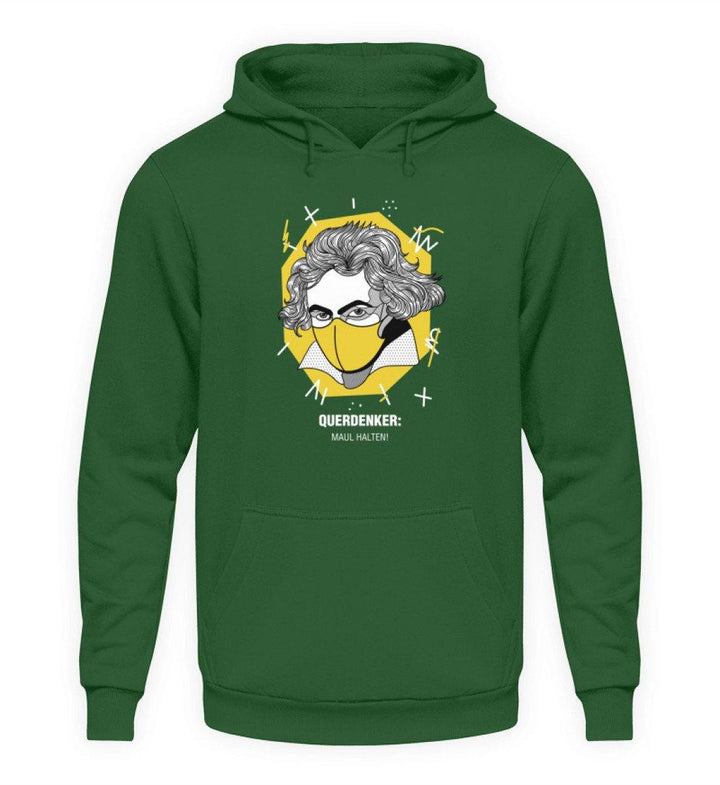QUERDENKER: MAUL HALTEN HOODIE BUBEN • BEETHOVEN-HARLEKINSHOP