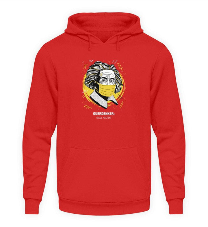 QUERDENKER: MAUL HALTEN HOODIE BUBEN • EINSTEIN-HARLEKINSHOP