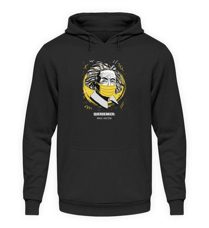 QUERDENKER: MAUL HALTEN HOODIE BUBEN • EINSTEIN-HARLEKINSHOP