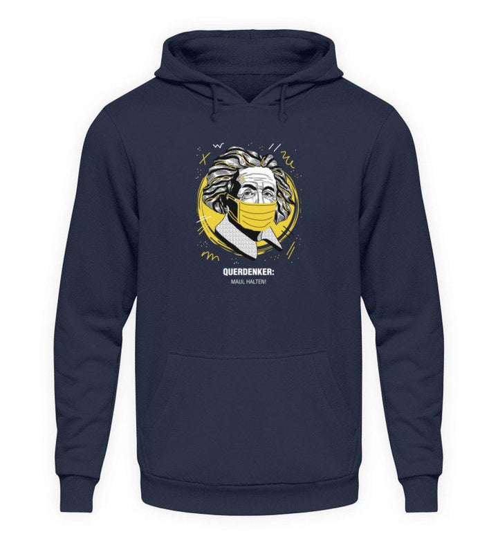 QUERDENKER: MAUL HALTEN HOODIE BUBEN • EINSTEIN-HARLEKINSHOP