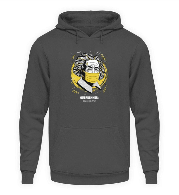 QUERDENKER: MAUL HALTEN HOODIE BUBEN • EINSTEIN-HARLEKINSHOP